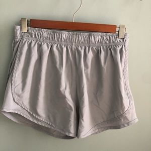 Nike running shorts, gray